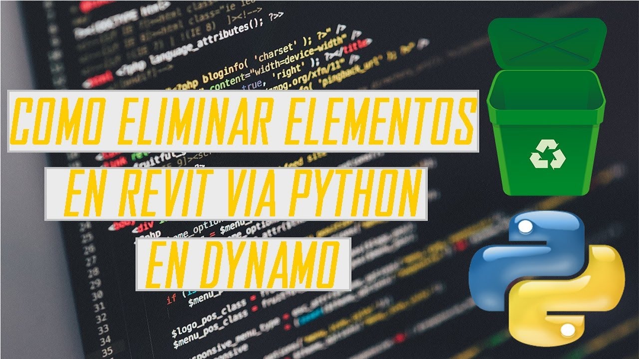ELIMINAR elementos en REVIT con PYTHON - YouTube