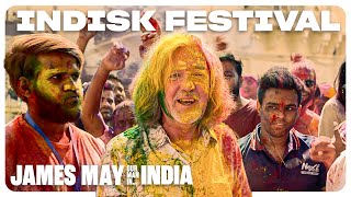 James opplever Holi-festivalen i India | James May: Our Man In... | Prime Video Norge