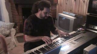 Video thumbnail of "Javi Diez caught in studio"