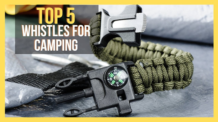 ✅ TOP 5 Best Camping and Survival Whistles