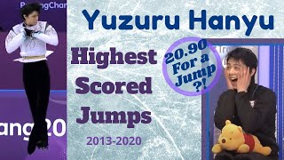 YUZURU HANYU - Highest Scored Jumps from each season | 2013-2020