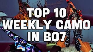 Ranking EVERY WEEKLY CAMOS in BO7...GOODBYE BO7