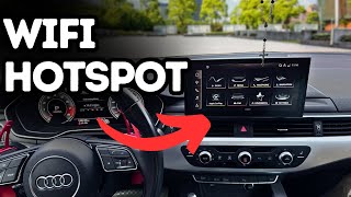 Audi MMI (MIB 3): Create Wifi Hotspot — A3 A4 A5 A6 Q5 Q7 Q8 e-tron (2019–2024)
