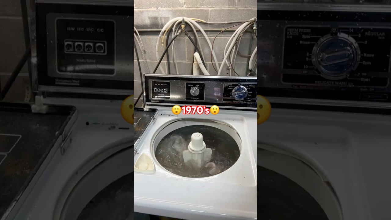 This 1970s washer design is absolutely wild #ApplianceRepair