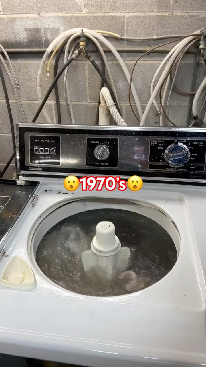 This 1970s washer design is absolutely wild #ApplianceRepair
