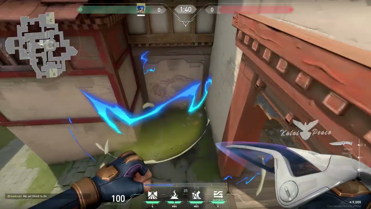 Neon stun setup for retaking B site on Haven