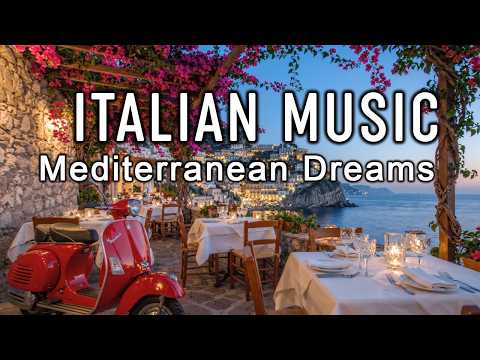 🎶 Italian Vibes & Mediterranean Music 🎶 2+ Hours Scenic Amalfi Coast & Lake Como Relaxation 4K