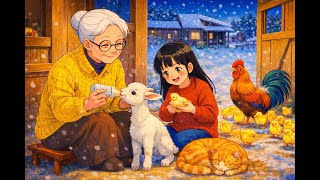 A Peaceful Winter Day on the Farm — Soft Ghibli Moments to Soothe the Soul screenshot 2