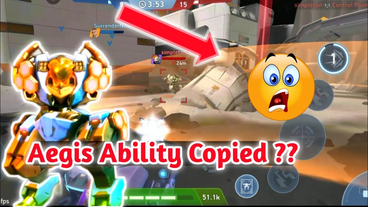 Aegis Ability Spotted 😱😱|Mech Arena