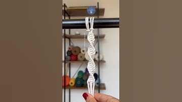 DIY | Nudo espiral 🌀 para principiantes #diy #macrame #macrametutorial