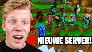 🔴 LIVE NIEUWE MINECRAFT SERVER OPENEN!