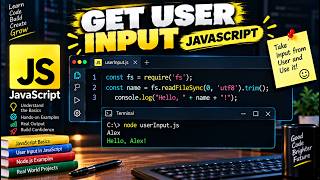 How to Take User Input in JavaScript | Node.js readline | JavaScript for Beginners #7