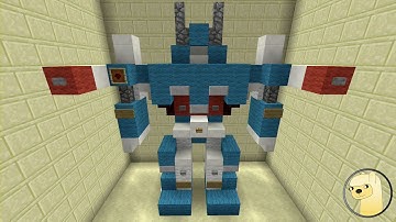 Minecraft - How To Build Transformers G1 Ultra Magnus Robot Mode!