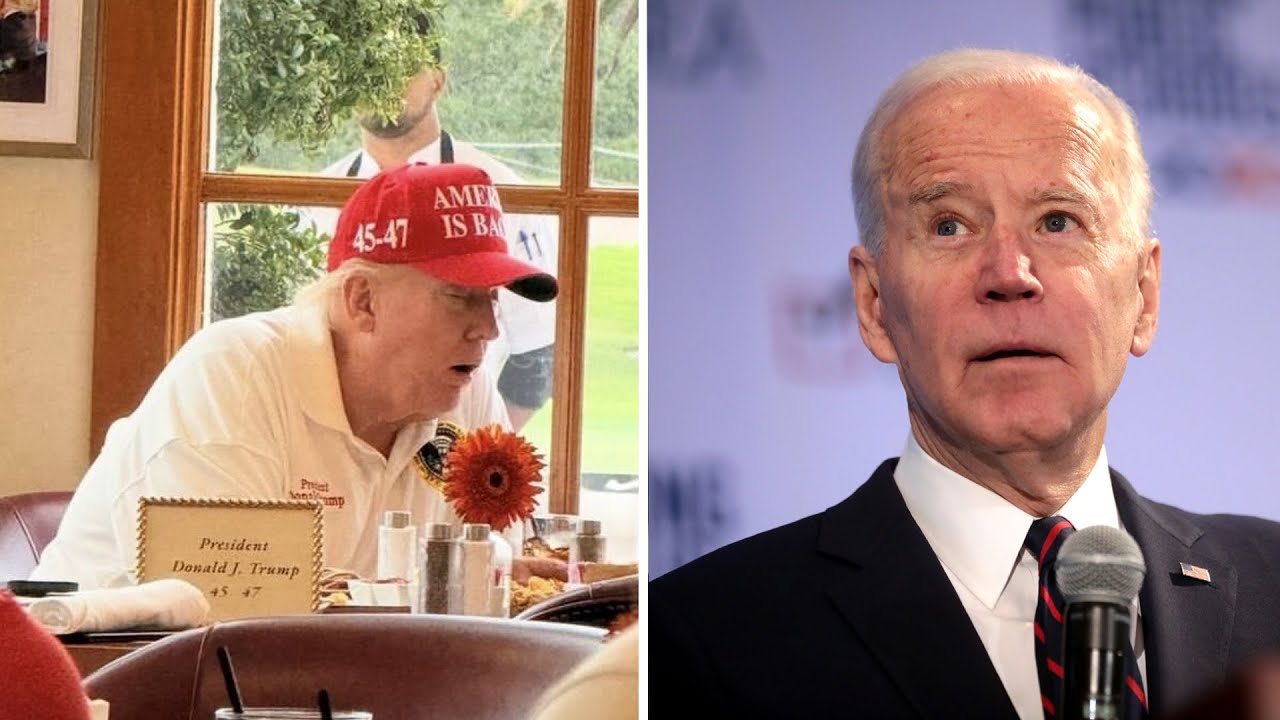 Поймано на камеру! Фотография Трампа, дремлющего во время еды в своём гольф-клубе, стала вирусной...