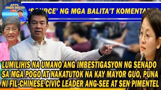 LUMILIHIS NA UMANO ANG IMBESTIGASYON NG SENADO SA MGA POGO AT NAKATUTOK NA KAY MAYOR GUO