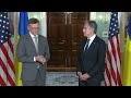 Secretary Blinken meets with Ukrainian Foreign Minister Dmytro Kuleba