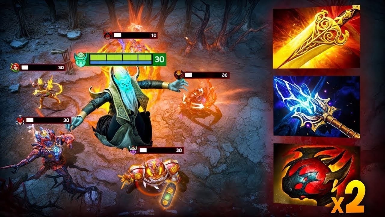 40 Kills x2 Hearts Necrophos Insane Damage 🔥🔥🔥Raid Boss | Dota 2 Gameplay
