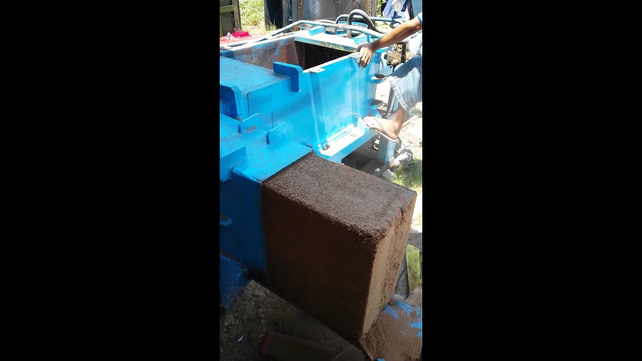 mesin press  serbuk  kayu  dan cocopeat YouTube