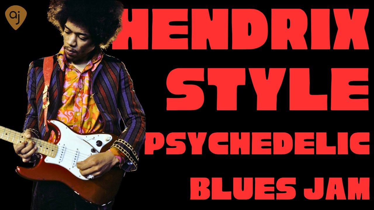 Heavy Psychedelic Blues Jam in E • ALL LIVE Guitar Backing Track Inspired by Voodoo Child (Hendrix)