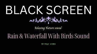 Tropical Rainforest Sounds with Rain 10 Hours Black Screen Relaxing Sleep Dark Screen, Sleep well