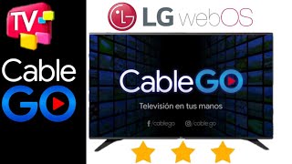 COMO Instalar CABLE GO en SMART TV LG ?