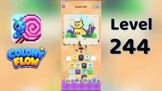 Colony Flow Level 244 Walkthrough | Full Gameplay | Solutionguruji