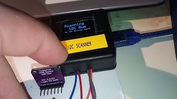 Arduino i2c bus scanner