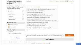 Tinycodeagent Demo, Think In Python And Building Its Own Tools