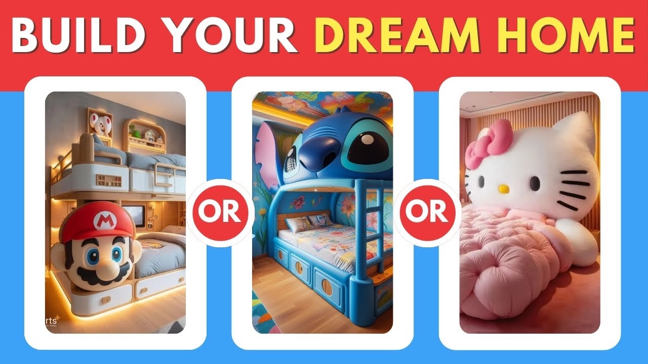 Would You Rather - Build Your Dream House 🏠🌈 Quiz Quest Channel - YouTube