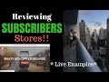 Reviewing Subscribers Stores! (Live Case Study)