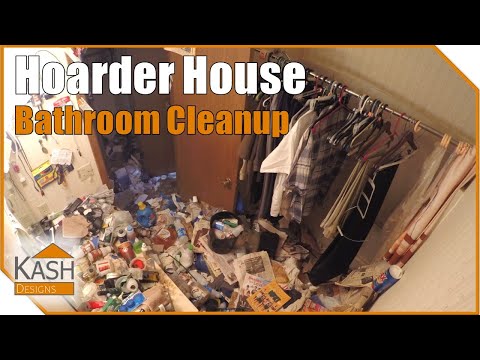 HOARDER Bathroom Extreme Speed Clean! ?? - Time-Lapse DIY