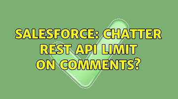 Salesforce: Chatter Rest API limit on comments?