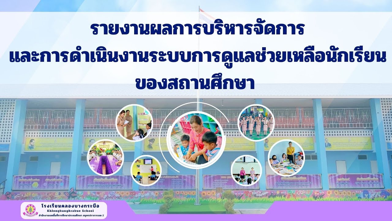 ระบบดูแลช่วยเหลือนักเรียน โรงเรียนคลองบางกระบือ ปีการศึกษา 2568