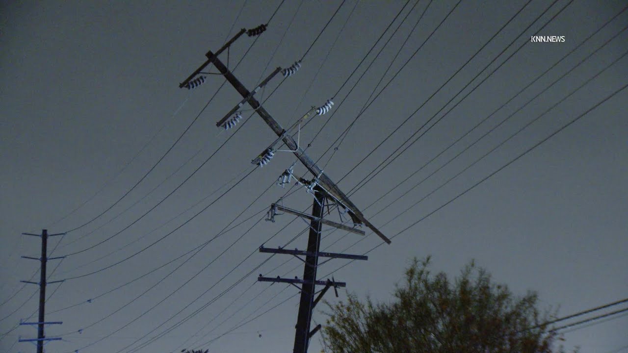 Pickup Truck Crash Snaps Pole in Half, Takes Out Power in Part of ...