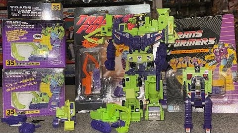 Transformers generation one scavenger review G1 constructicon variant comparison combiner devastator