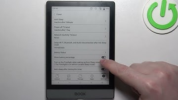 How To Enable & Disable Battery Percentage On Onyx Boox Poke 2