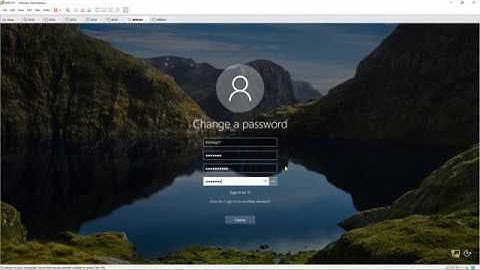 Settings user can not change password in Windows Server 2019