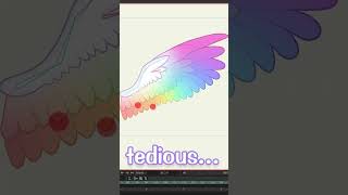 How I rig and animate wings ✨✨ my process! #moho #stareevee #animation
