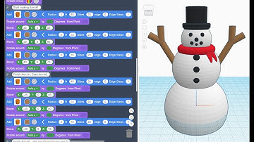 ⛄Make a snowman in Tinkercad!⛄Part 1