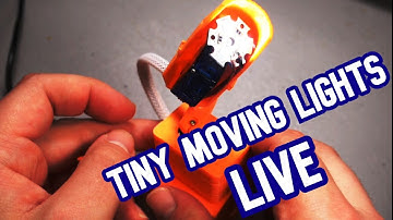 Demilight Livestream - Assembling Tiny DMX Moving Lights v0.9.1