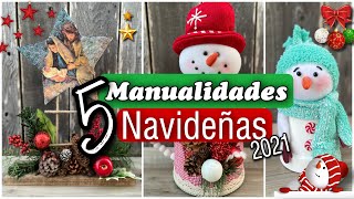 6 MANUALIDADES NAVIDEÑAS 2021