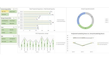 Microsoft Excel Capacity Plan Project