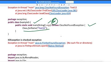 Type Of Exception In Java With Example Video-9