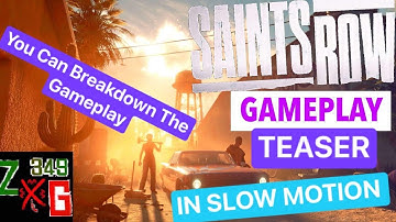 Saints Row Reboot Gameplay Teaser Slow Motion