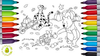 Disney Winnie the Pooh Tigger Piglet Coloring Book Pages