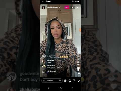 Yasmine Lopez ran off iG Live by the comments 🤔😬😭