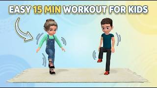 easy 15 min workout kids fun first steps