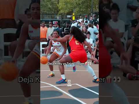 Deja Kelly and Te’a Cooper were trading buckets 👀🔥 #basketball #wnba #ball #fypシ