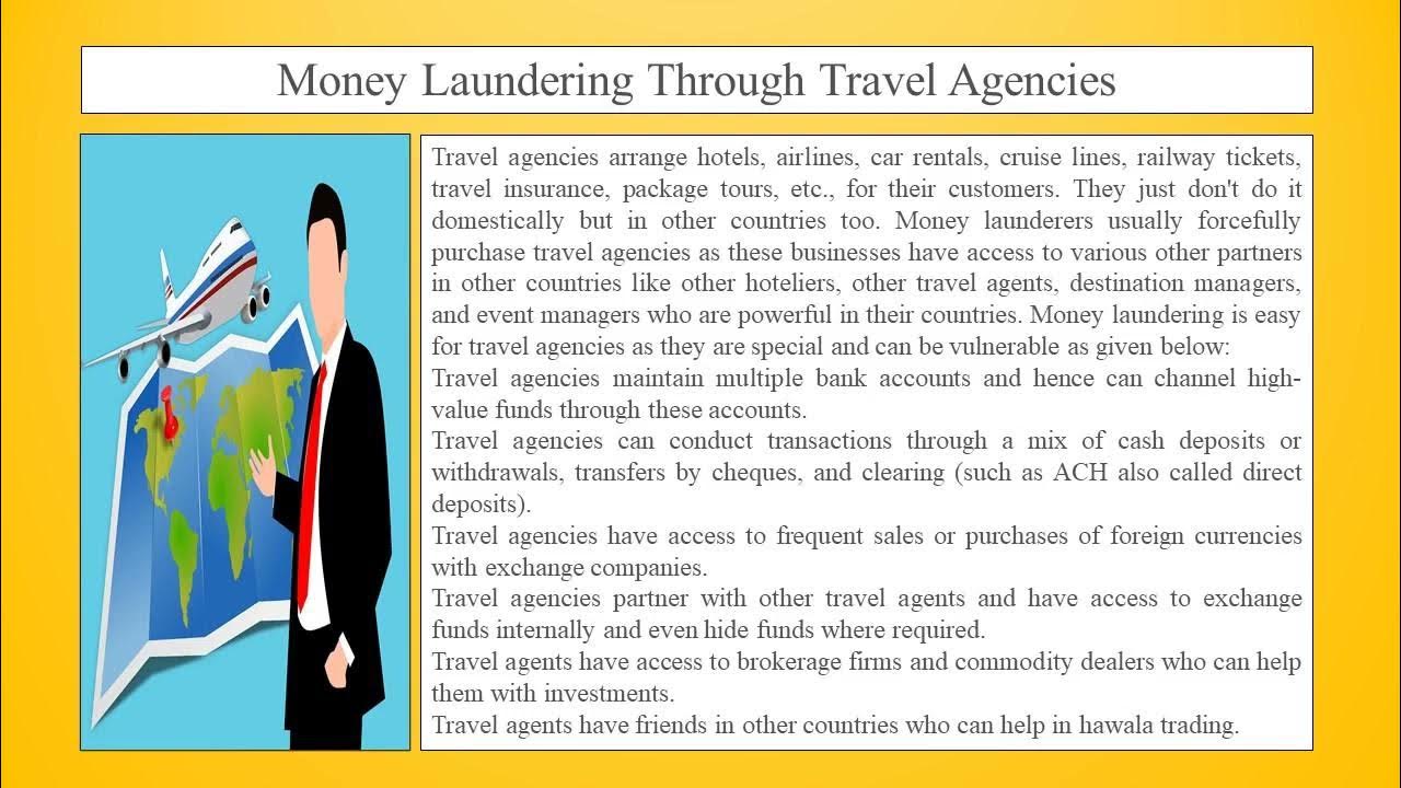 travel agency and money laundering