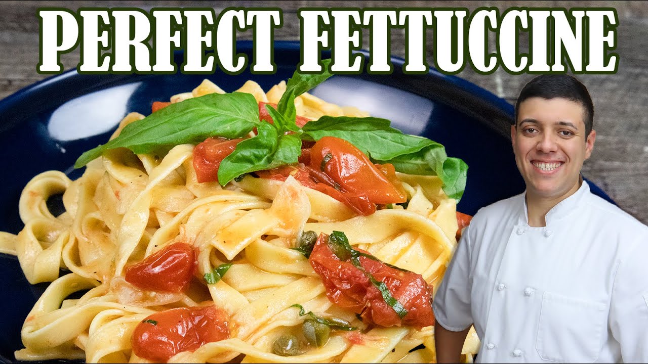 Perfect Fettuccine   Easy to Make Homemade Pasta Dough Recipe by Lounging with Lenny